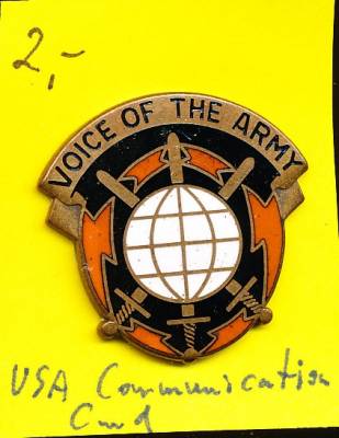 Unit Crest USA Communications Command, Stacheln, E23
